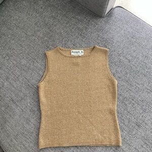 Joseph A Brown Shimmery Sleeveless Top